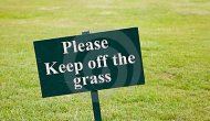 Stay safe…Keep off the grass during break and lunch time.
